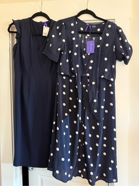 Seraphine Dresses & Skirts - Seraphine Navy Maternity Dress Bundle
